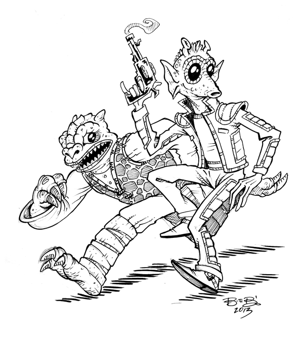 Greedo and Bossk